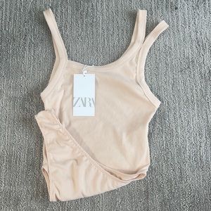 Zara one shoulder bodysuit